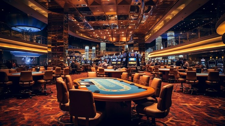 Pengguna membaca ketentuan bonus di ponsel